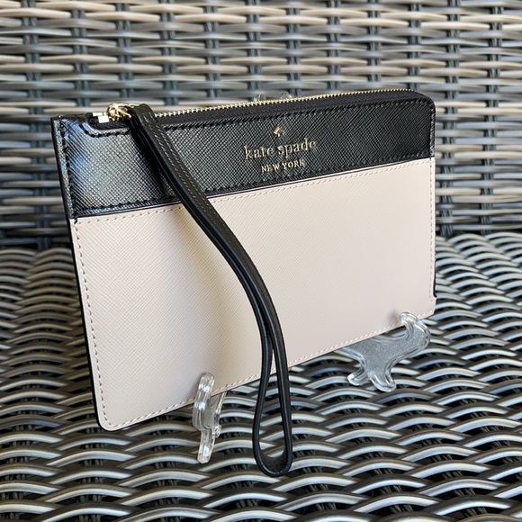 Kate Spade staci medium l-zip wristlet - Picture 13 of 15